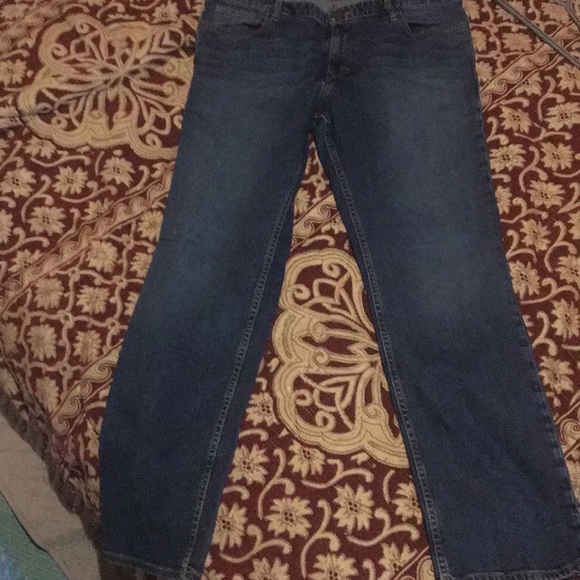 Calvin Kline,medium to dark blue denim jeans, very good condition, size 38waist, - Picture 3 of 7